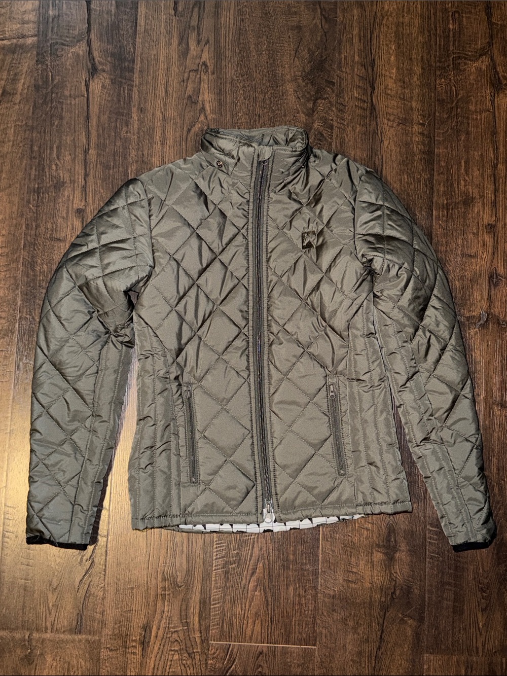Lightweight Quilted Puffer Jacket - Olive